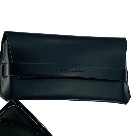 Isabel Marant NEW Elora Flat Top 52mm Iconic Edgy Sunglasses in Black - Picture 6 of 11